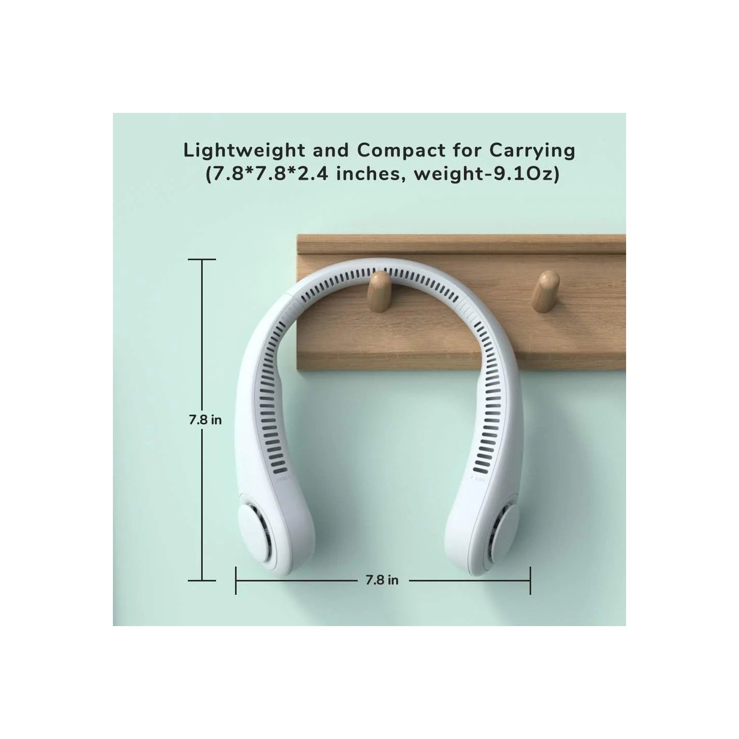 Jisulife Bladeless Turbine Neck Fan - FA14 - Green — Buy in Cyprus with Fast Delivery