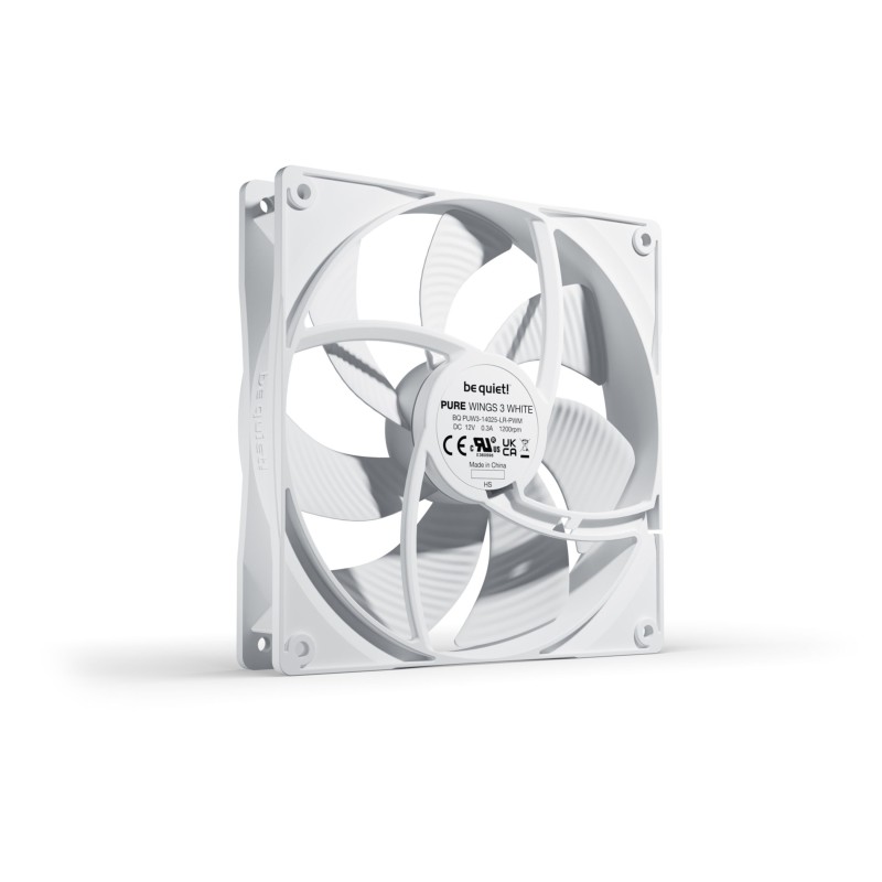 Buy be quiet! Pure Wings 3 PWM 140mm - BL112 - White, 4-pin PWM, 1200 RPM Quiet ... in Cyprus, Nicosia, Limassol, Larnaka, Pafos