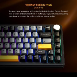 Buy Machenike Keyboard - K600-B82W - Gasket Wireless BT Gaming Mechanical Keyboa... in Cyprus, Nicosia, Limassol, Larnaka, Pafos