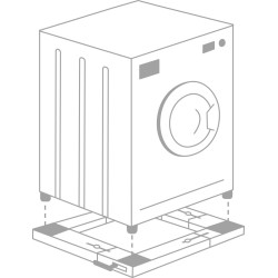 Buy Superior Washing Machine Anti Vibration Base - with Wheels in Cyprus, Nicosia, Limassol, Larnaka, Pafos