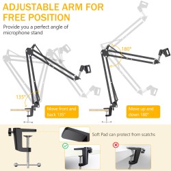 Buy Maono Boom Arm Microphone Bracket - AU-B01 - Basic Version in Cyprus, Nicosia, Limassol, Larnaka, Pafos