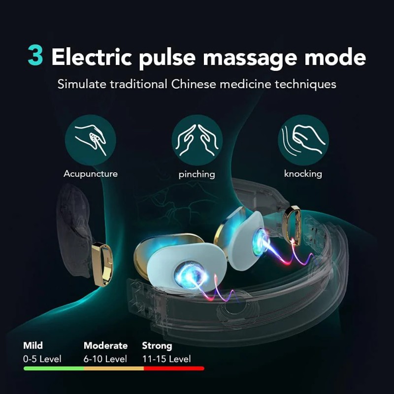 Buy SKG Neck Massager - 4098E - Pulse-Heat-Remote-3xModes in Cyprus, Nicosia, Limassol, Larnaka, Pafos
