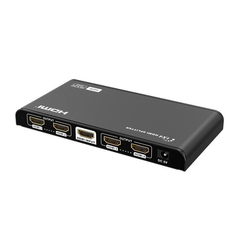 Buy Lenkeng HDMI Splitter - LKV314HDR-V3.0 - 2.0 4K60Hz Scaler 1x4 in Cyprus, Nicosia, Limassol, Larnaka, Pafos