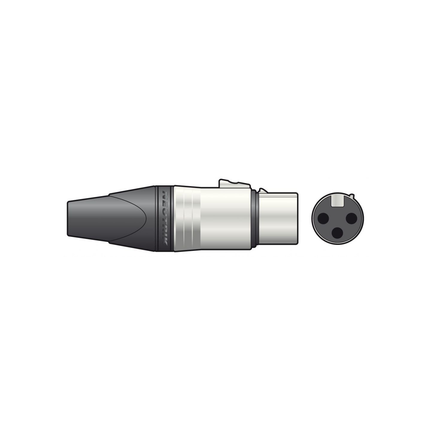 Neutrik XLR Socket - NC3FXX - 762.122UK — Buy in Cyprus with Fast Delivery