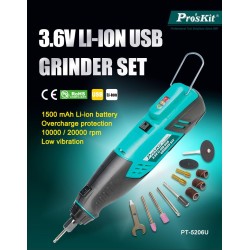 Buy Proskit Grinder USB Mini - PT-5206 - Grinder USB Mini in Cyprus, Nicosia, Limassol, Larnaka, Pafos