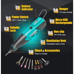 Buy Proskit Grinder USB Mini - PT-5206 - Grinder USB Mini in Cyprus, Nicosia, Limassol, Larnaka, Pafos