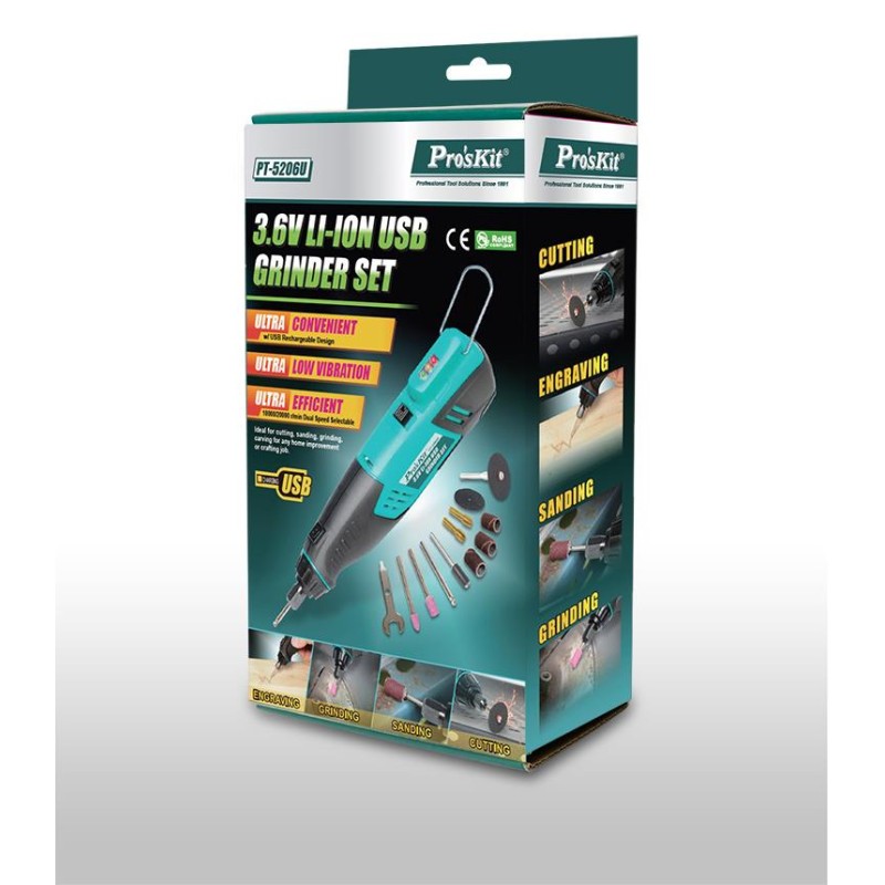 Buy Proskit Grinder USB Mini - PT-5206 - Grinder USB Mini in Cyprus, Nicosia, Limassol, Larnaka, Pafos