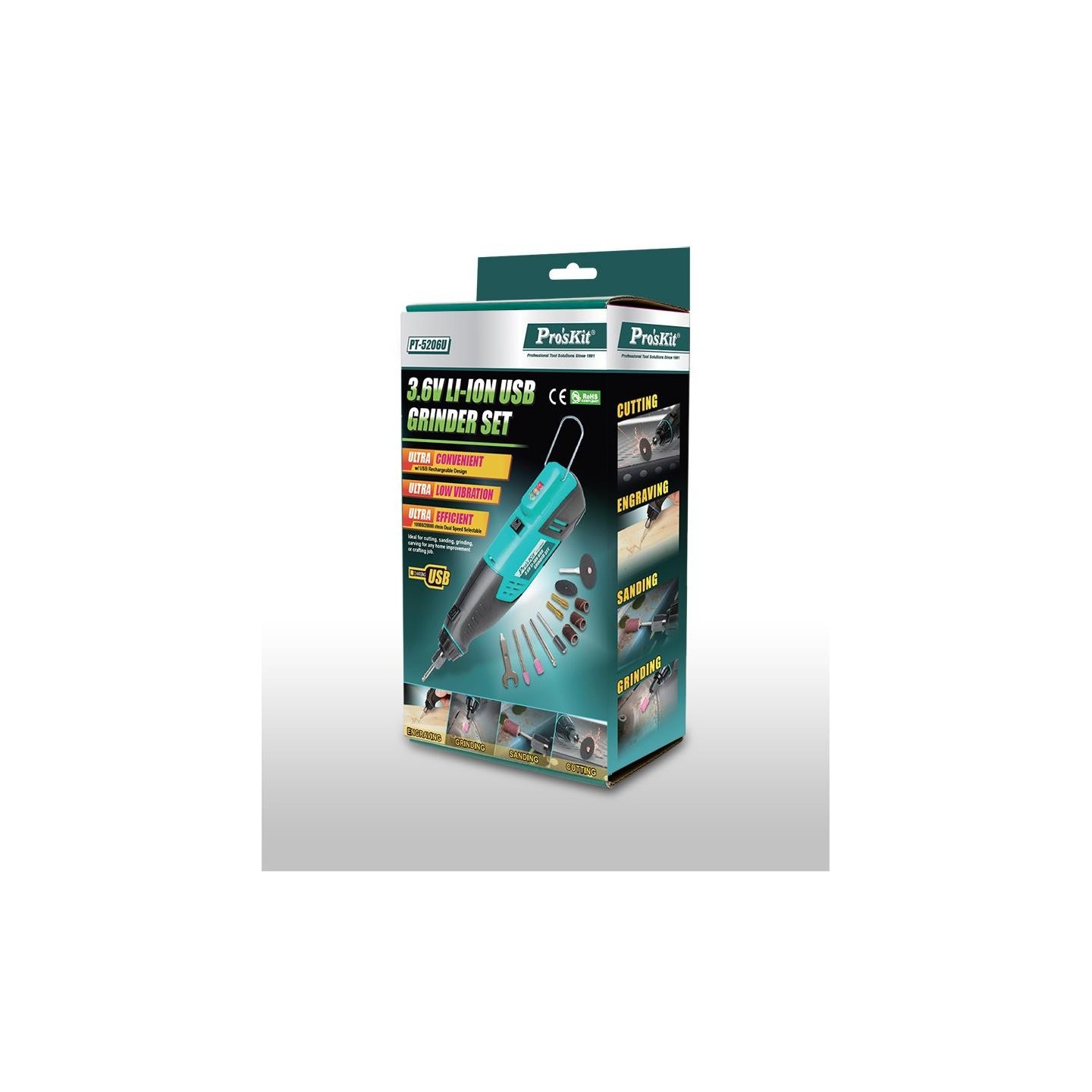 Proskit Grinder USB Mini - PT-5206 - Grinder USB Mini — Buy in Cyprus with Fast Delivery