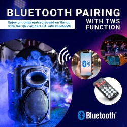 Buy QTX QR12PA 12'' Professional Portable Karaoke & PA Speaker with 2x Wireless ... in Cyprus, Nicosia, Limassol, Larnaka, Pafos