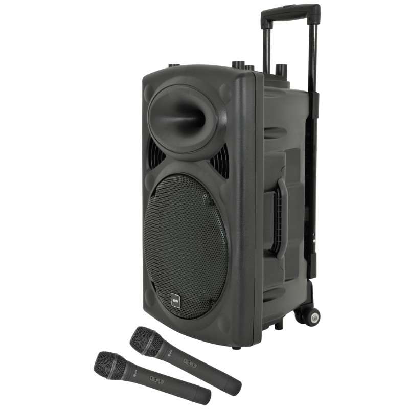 Buy QTX QR12PA 12'' Professional Portable Karaoke & PA Speaker with 2x Wireless ... in Cyprus, Nicosia, Limassol, Larnaka, Pafos