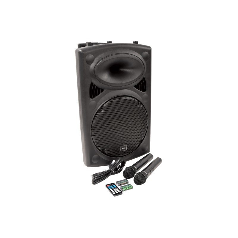Buy QTX QR12PA 12'' Professional Portable Karaoke & PA Speaker with 2x Wireless ... in Cyprus, Nicosia, Limassol, Larnaka, Pafos