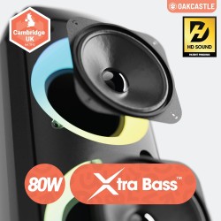 Buy Majority Oakcastle Portable Karaoke Speaker 80W BT USB - PS200 - Oakcastle P... in Cyprus, Nicosia, Limassol, Larnaka, Pafos