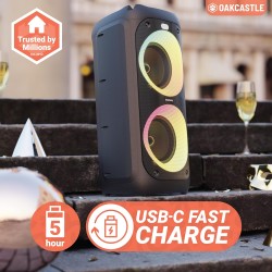 Buy Majority Oakcastle Portable Karaoke Speaker 80W BT USB - PS200 - Oakcastle P... in Cyprus, Nicosia, Limassol, Larnaka, Pafos