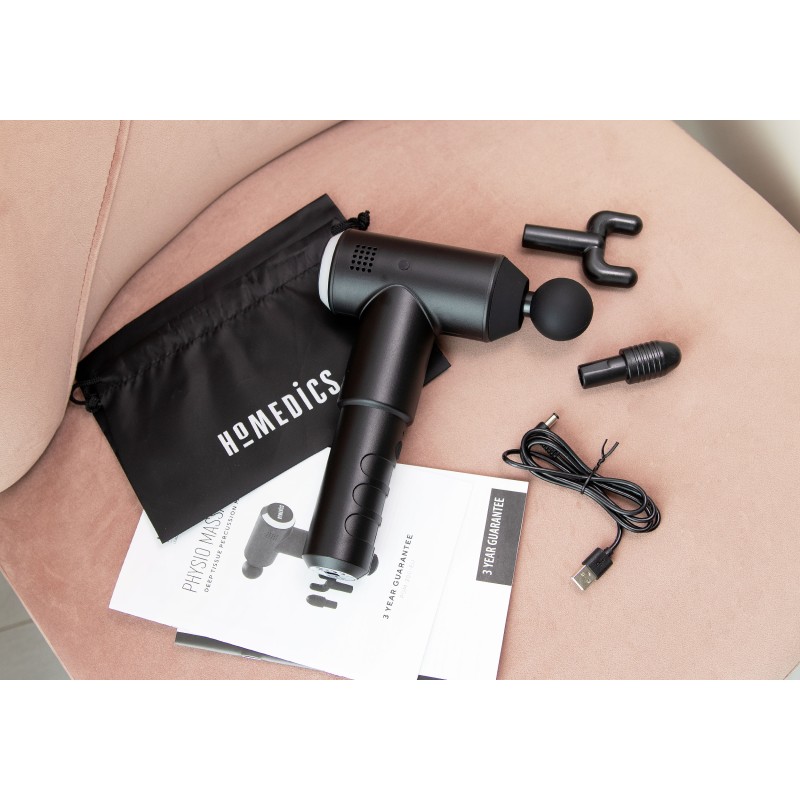 Buy HoMedics Massage Gun - PGM200 - Physio Massage Gun in Cyprus, Nicosia, Limassol, Larnaka, Pafos