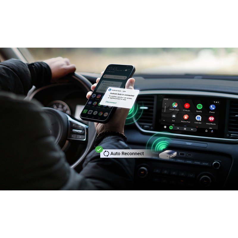 Buy MINIX Car Wired to Wireless Android Auto USB Dongle - CP86-AA - Wired to Wir... in Cyprus, Nicosia, Limassol, Larnaka, Pafos