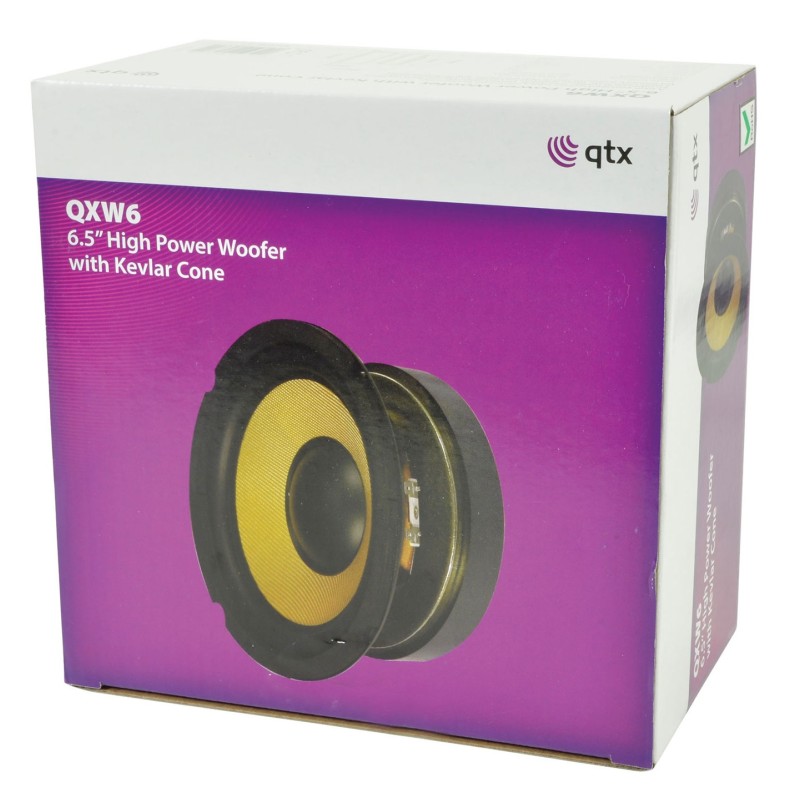 Buy QTX 6.5' Woofer with Aramid Fibre Cone - 902.4223UK - 6.5' Woofer with Arami... in Cyprus, Nicosia, Limassol, Larnaka, Pafos