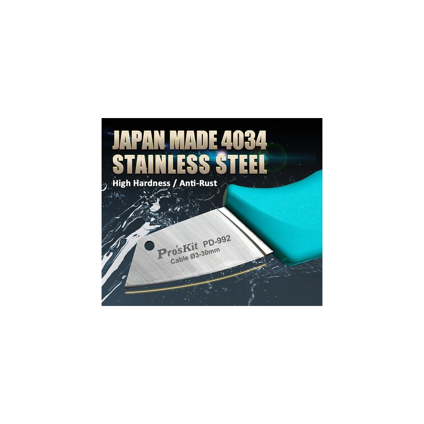 Proskit Knife - PD-992 - Knife for Electricians — Buy in Cyprus with Fast Delivery