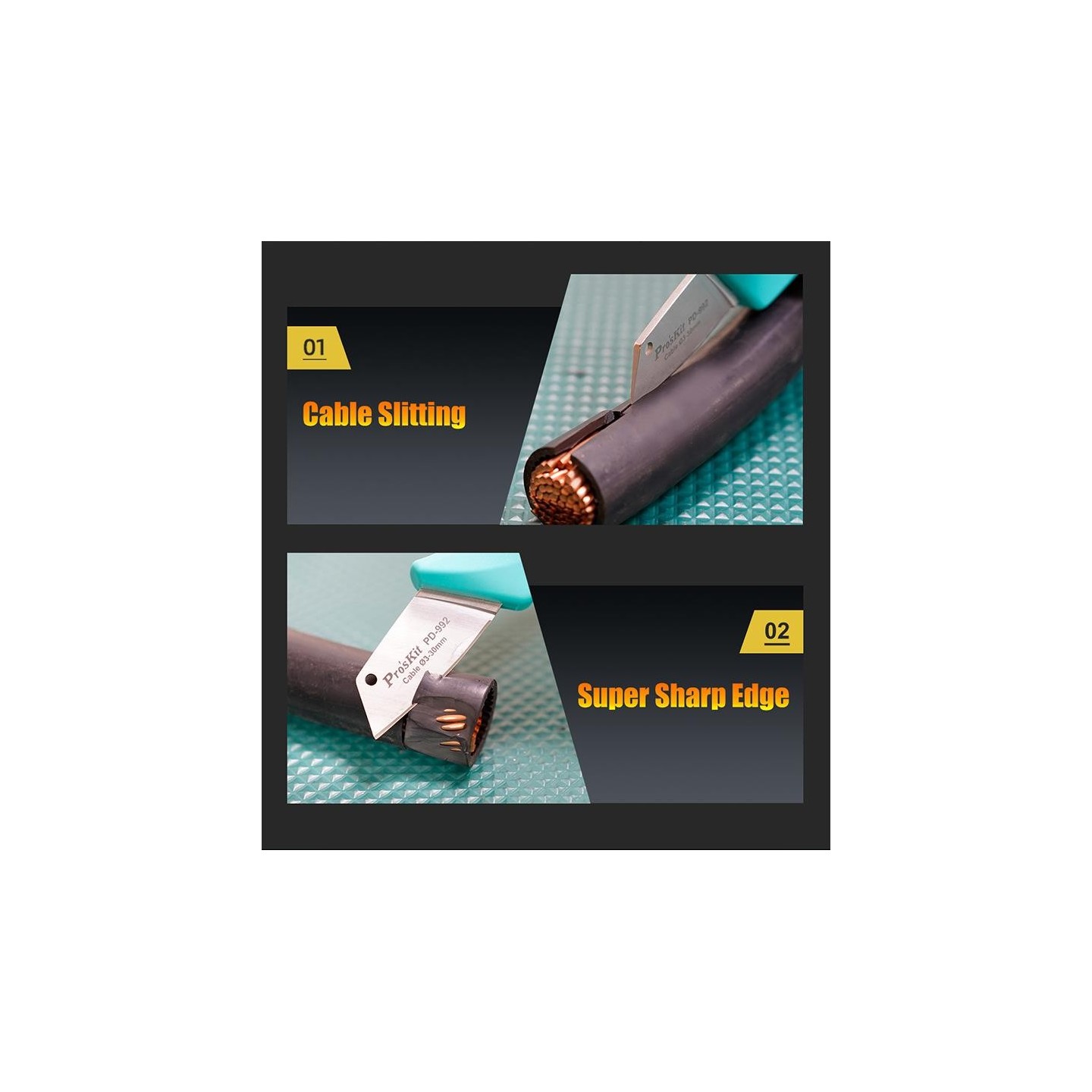 Proskit Knife - PD-992 - Knife for Electricians — Buy in Cyprus with Fast Delivery