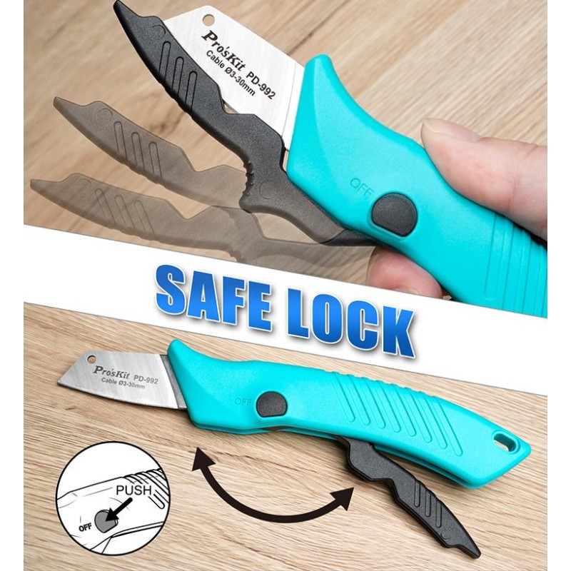 Buy Proskit Knife - PD-992 - Knife for Electricians in Cyprus, Nicosia, Limassol, Larnaka, Pafos