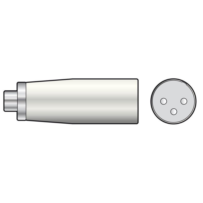 Buy QTX RCA Female to XLR Male Adaptor - 764.343UK in Cyprus, Nicosia, Limassol, Larnaka, Pafos