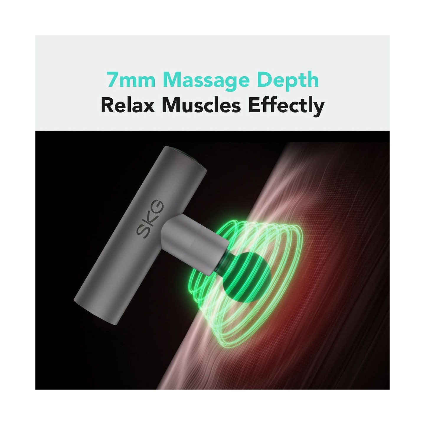 SKG Body Gun Massager - F3 LITE - Compact & Lighteight — Buy in Cyprus with Fast Delivery