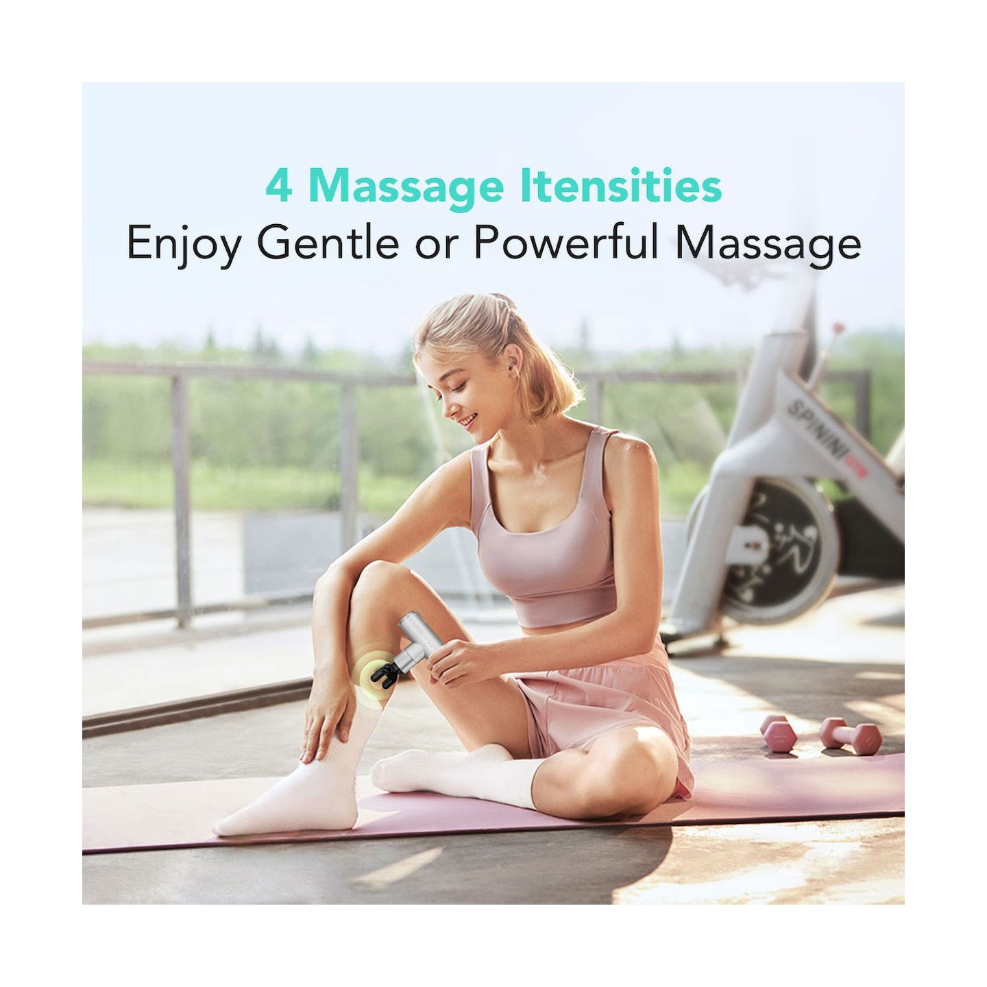 SKG Body Gun Massager - F3 LITE - Compact & Lighteight — Buy in Cyprus with Fast Delivery