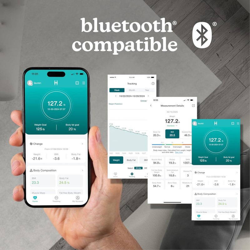 Buy HoMedics Body Scale Glo Smart Analyser - SCL-BBC200 - Black in Cyprus, Nicosia, Limassol, Larnaka, Pafos
