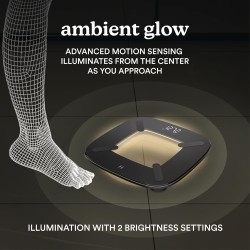 Buy HoMedics Body Scale Glo Smart Analyser - SCL-BBC200 - Black in Cyprus, Nicosia, Limassol, Larnaka, Pafos