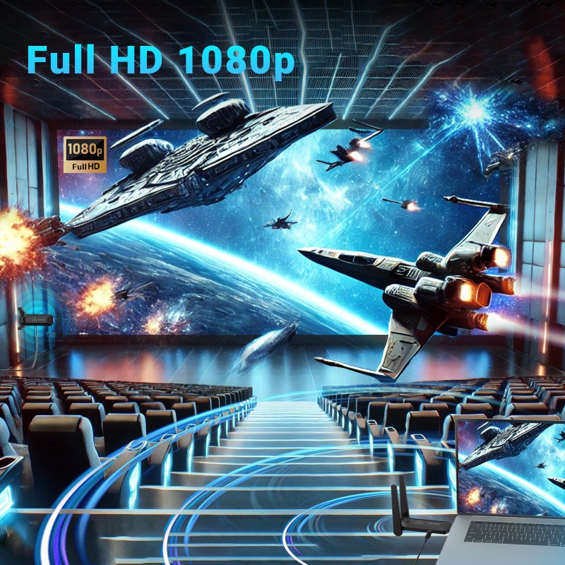 Buy MINIX Wireless Display Adapter - NEO B14 - HDMI to Quad HDMI 1080p 50m in Cyprus, Nicosia, Limassol, Larnaka, Pafos