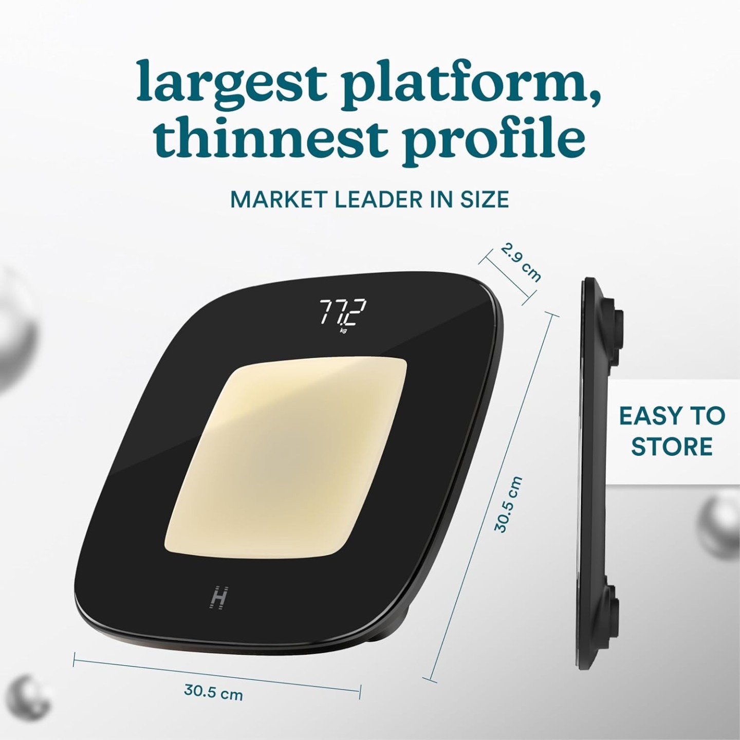 HoMedics Body Scale Glo Essential - SCL-B100 - Black — Buy in Cyprus with Fast Delivery