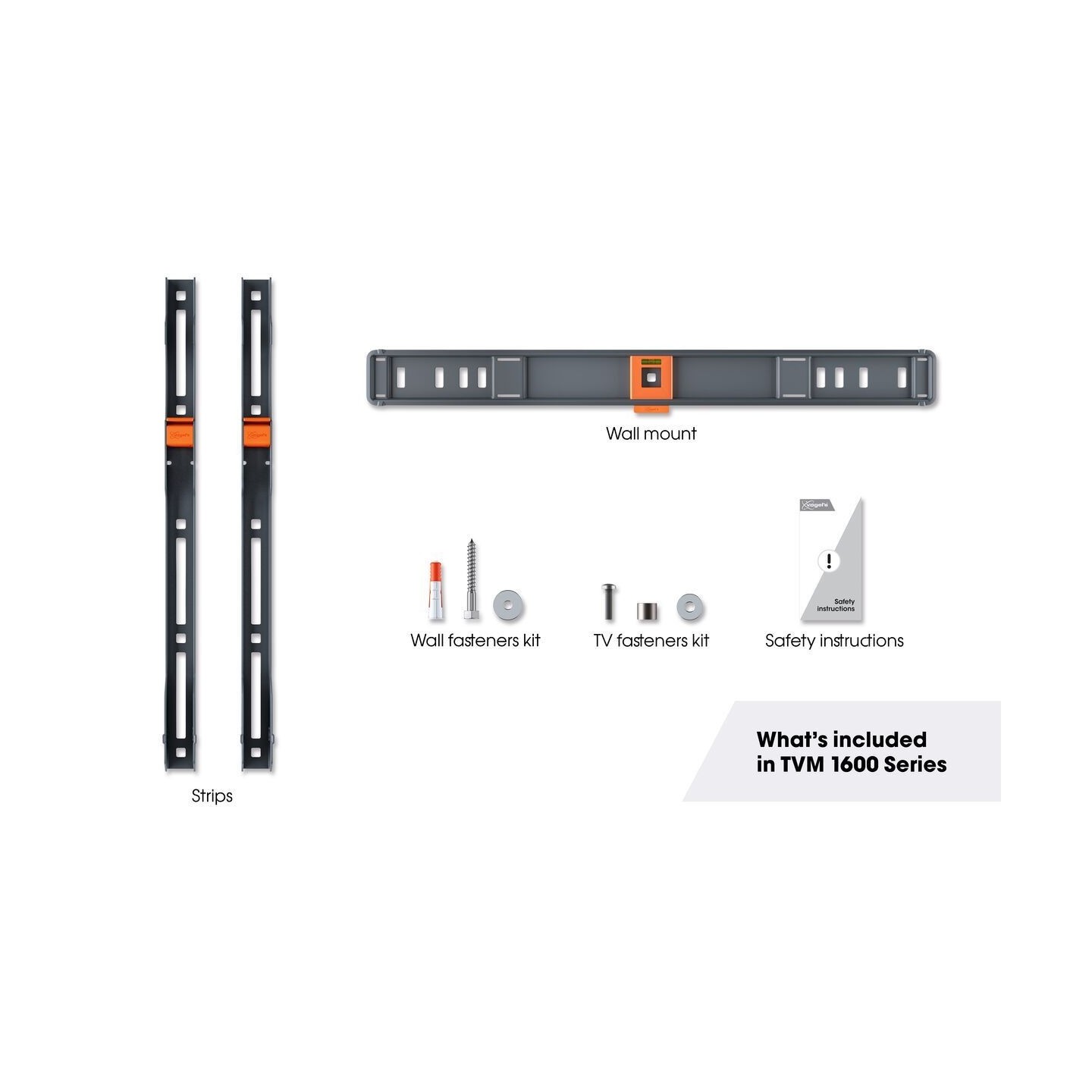 Vogels TV Wall Mount - TVM1603 - Fixed 40-100' Black — Buy in Cyprus with Fast Delivery