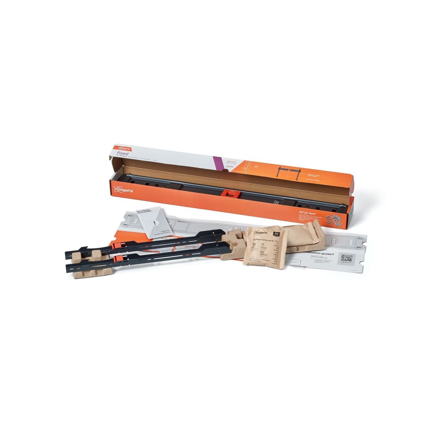 Vogels TV Wall Mount - TVM1603 - Fixed 40-100' Black — Buy in Cyprus with Fast Delivery