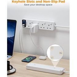 Buy Tessan 4-Gang Extension - TS-B204 - 4-Gang Extension 3 USB-A 2m 13A in Cyprus, Nicosia, Limassol, Larnaka, Pafos