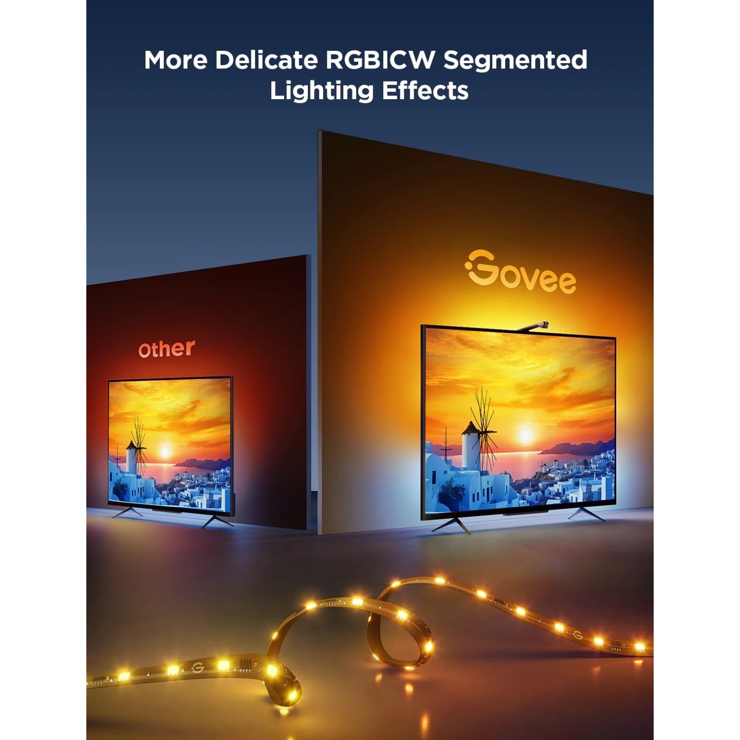Govee TV Backlight 3 Lite - H6099 - for 55-65 inch — Buy in Cyprus with Fast Delivery