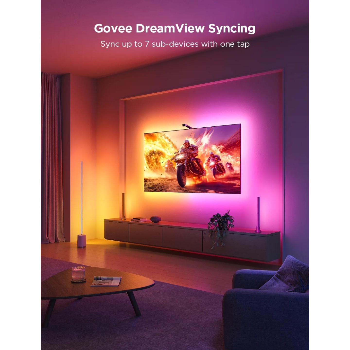 Govee TV Backlight 3 Lite - H6099 - for 55-65 inch — Buy in Cyprus with Fast Delivery