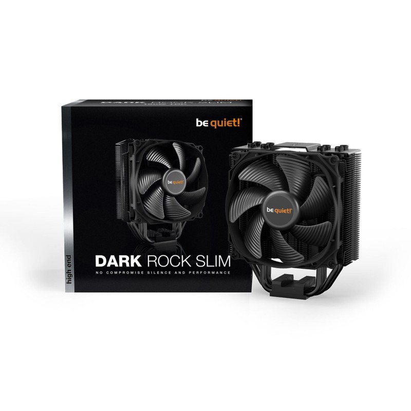 Buy be quiet! Dark Rock Slim - Black - 180W TDP, 120mm PWM Fan, Ultra-Quiet CPU ... in Cyprus, Nicosia, Limassol, Larnaka, Pafos