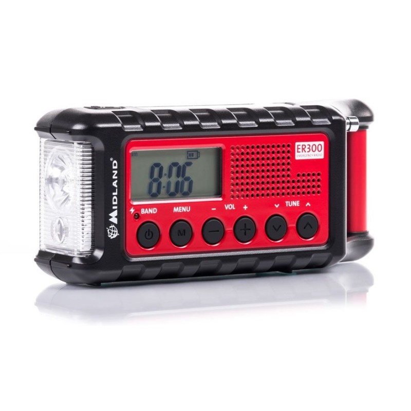 Buy Midland Emergency Solar Powerbank FM & Dynamo Torch - ER300 - Emergency Sola... in Cyprus, Nicosia, Limassol, Larnaka, Pafos