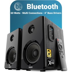 Buy Majority Active Speakers - D40 - 60W 2.0 USB SD (pair) UK Plug in Cyprus, Nicosia, Limassol, Larnaka, Pafos