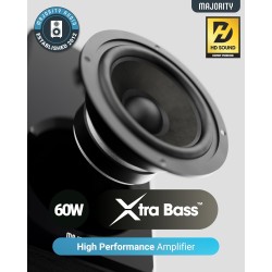 Buy Majority Active Speakers - D40 - 60W 2.0 USB SD (pair) UK Plug in Cyprus, Nicosia, Limassol, Larnaka, Pafos