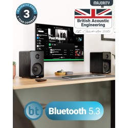 Buy Majority Active Speakers - D40 - 60W 2.0 USB SD (pair) UK Plug in Cyprus, Nicosia, Limassol, Larnaka, Pafos