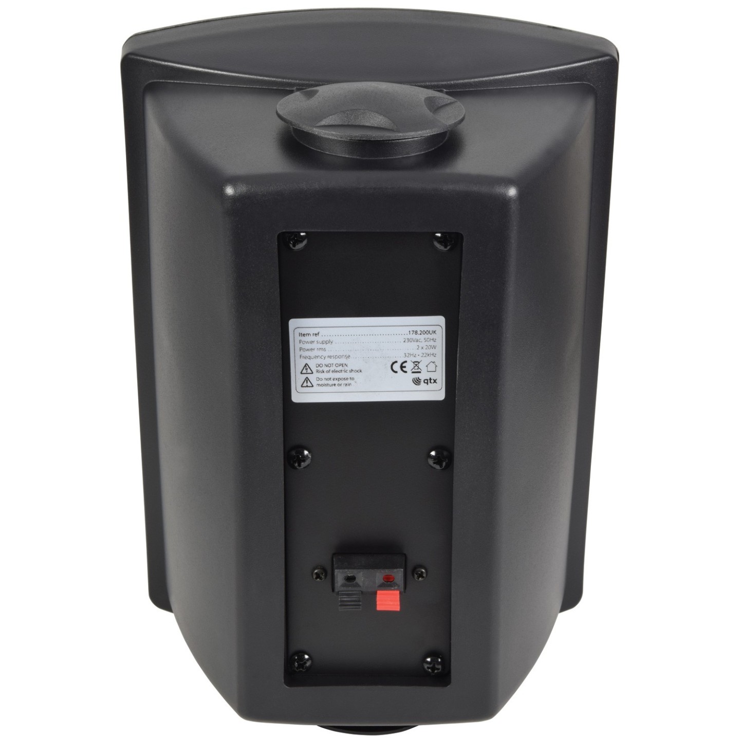 QTX Active Onwall Speakers Pair - QR5B - 5.25'' 2x20W Black 178.200UK — Buy in Cyprus with Fast Delivery