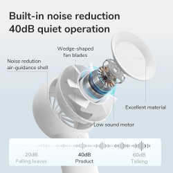 Buy Jisulife Portable Personal Fan - FA43 - White in Cyprus, Nicosia, Limassol, Larnaka, Pafos