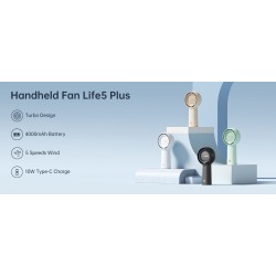 Buy Jisulife Portable Personal Fan - FA43 - White in Cyprus, Nicosia, Limassol, Larnaka, Pafos