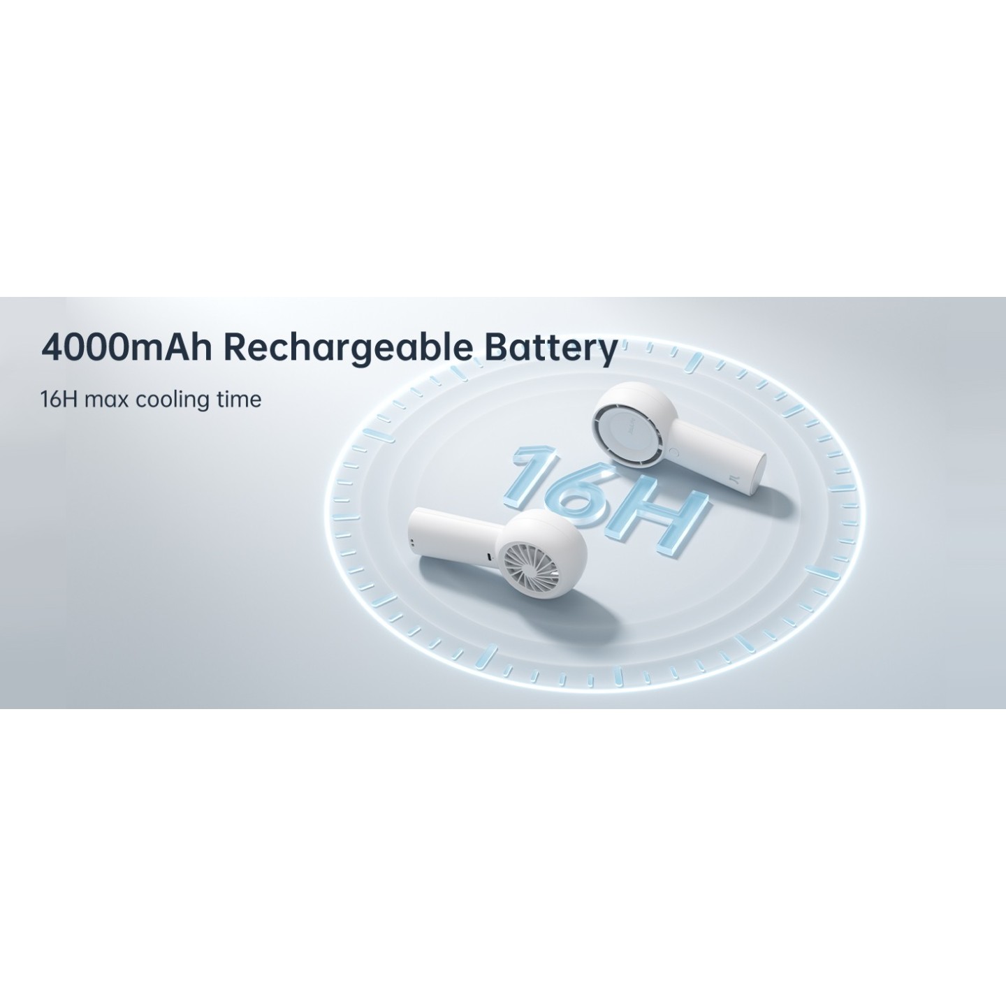 Jisulife Portable Personal Fan - FA43 - White — Buy in Cyprus with Fast Delivery