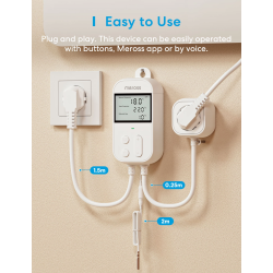 Buy Meross Homekit Smart Wi-Fi Socket Thermostat - MTS960HK-UK - in Cyprus, Nicosia, Limassol, Larnaka, Pafos