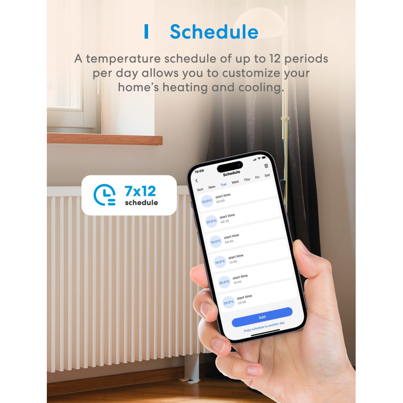 Buy Meross Homekit Smart Wi-Fi Socket Thermostat - MTS960HK-UK - in Cyprus, Nicosia, Limassol, Larnaka, Pafos