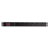 DigitMX NETPRO - NP-CPDU7 - 1U 7-ways PDU 13A with Switch — Buy in Cyprus with Fast Delivery