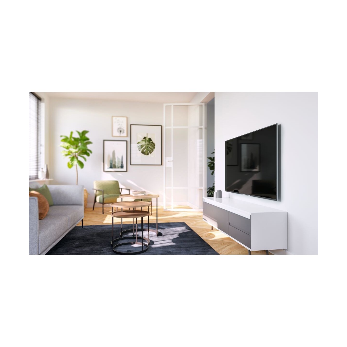 Vogels Fixed TV Wall Mount 40-100'' Black - TVM3603 - Fixed, 40-100'', Black — Buy in Cyprus with Fast Delivery