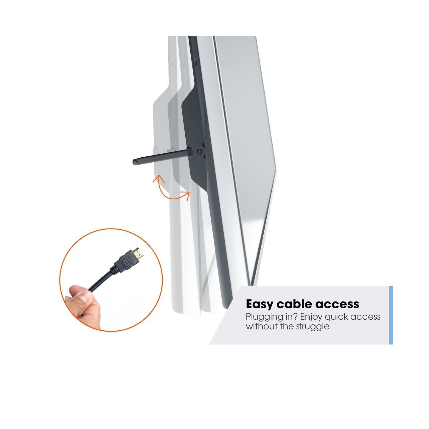 Vogels Fixed TV Wall Mount 40-100'' Black - TVM3603 - Fixed, 40-100'', Black — Buy in Cyprus with Fast Delivery