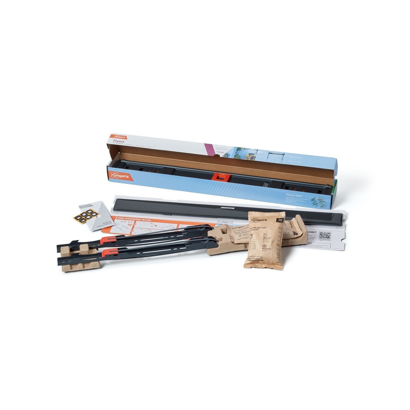 Vogels Fixed TV Wall Mount 40-100'' Black - TVM3603 - Fixed, 40-100'', Black — Buy in Cyprus with Fast Delivery